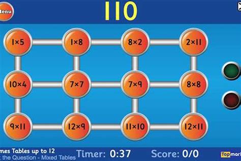 online times table games for 9 year olds