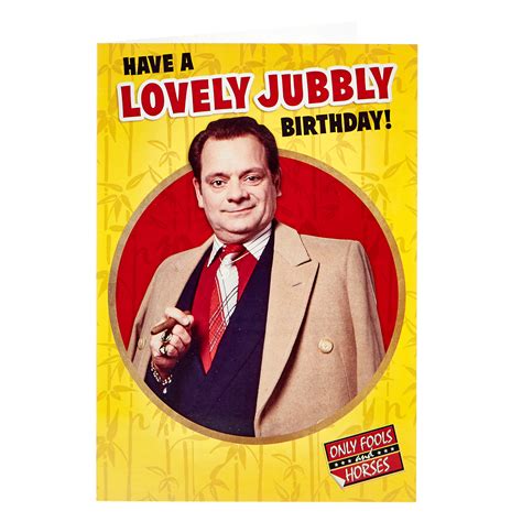 only fools and horses birthday card