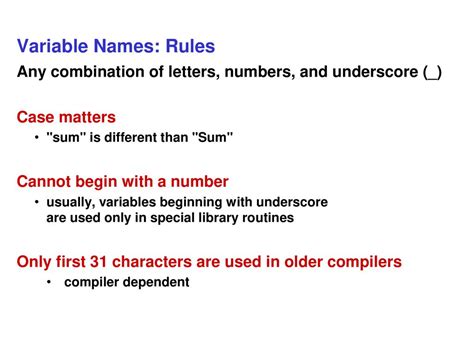 Only Letters Numbers And Underscores Example