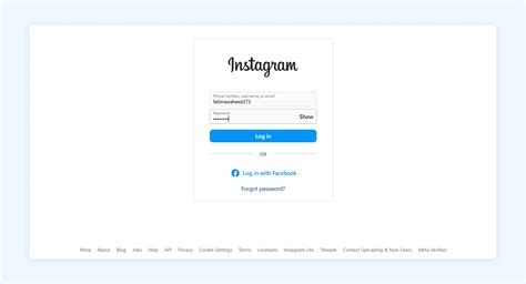 only login instagram