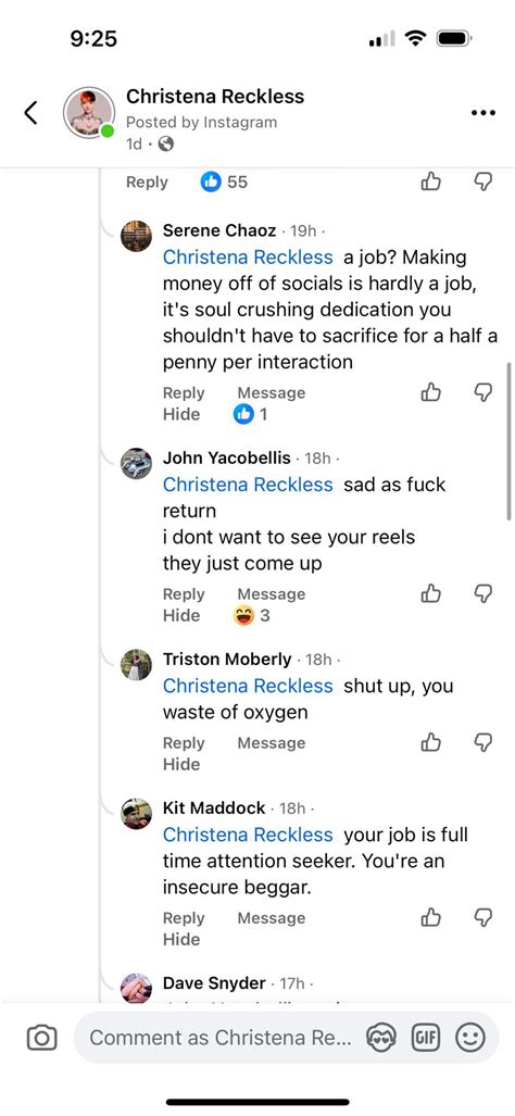 onlyfans reckless christena