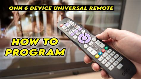 onn universal 6 device remote programming