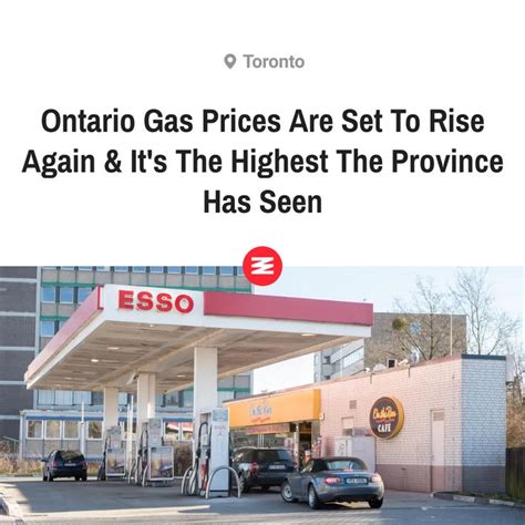 ont gas prices today