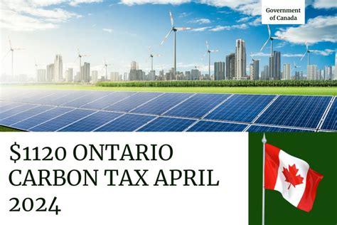 ontario carbon tax rebate 2024 dates