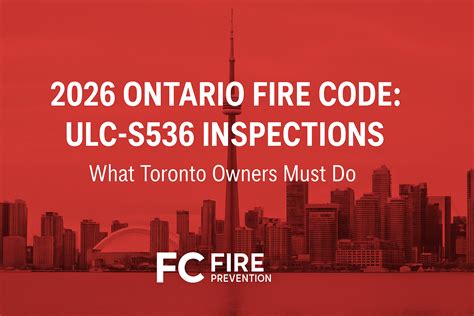 Ontario Fire Code Fire Extinguishers