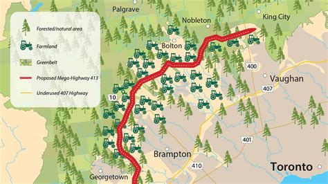 ontario highway 413 map