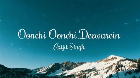 oochi oochi arijit singh lyrics