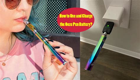 Ooze Pen Blue Light While Charging