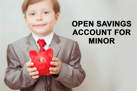 open a bank account as a minor