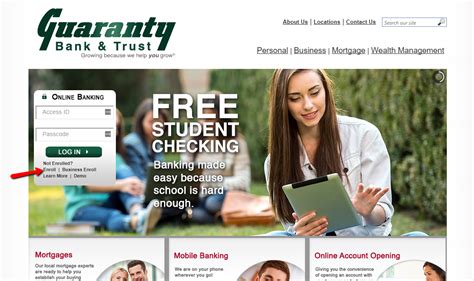 open a guaranty bank account online