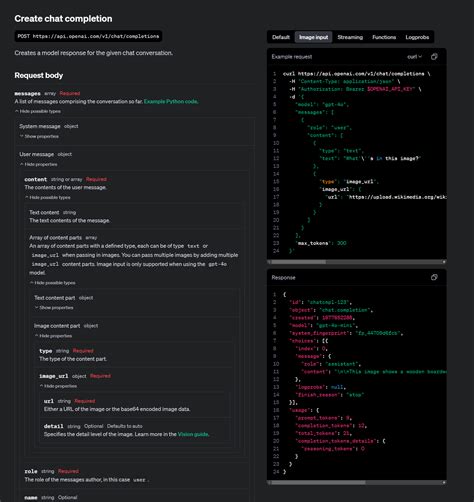 open ai api curl example