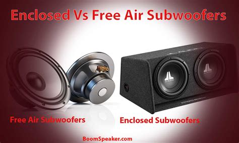 Open Air Subwoofer Vs Enclosed