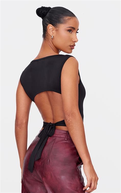 Open Back Tie Tops