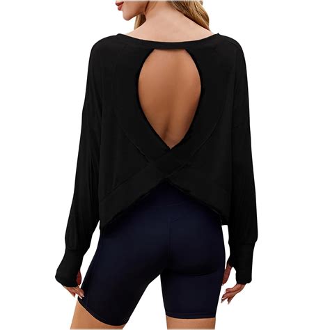 Open Back Tops Womens