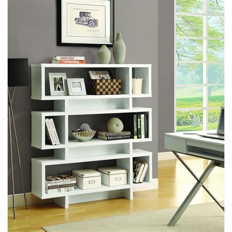 Open Bookcases White