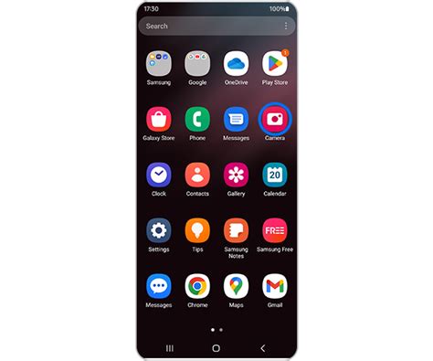 Open Camera App on Samsung