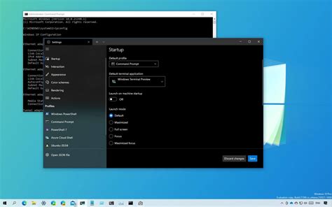 open default apps from cmd