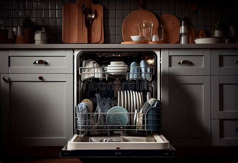 open dishwasher