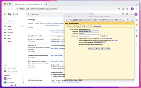 open domain email in gmail