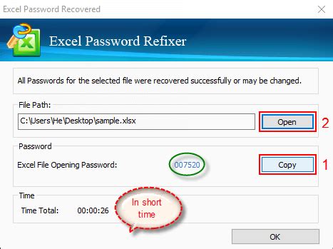 open encrypted excel file without password