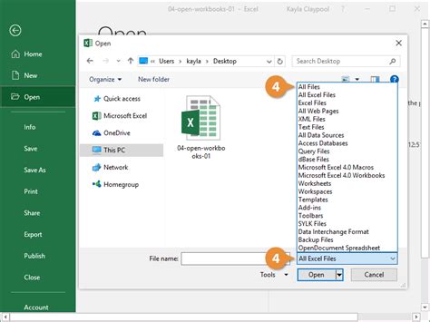 open file from excel