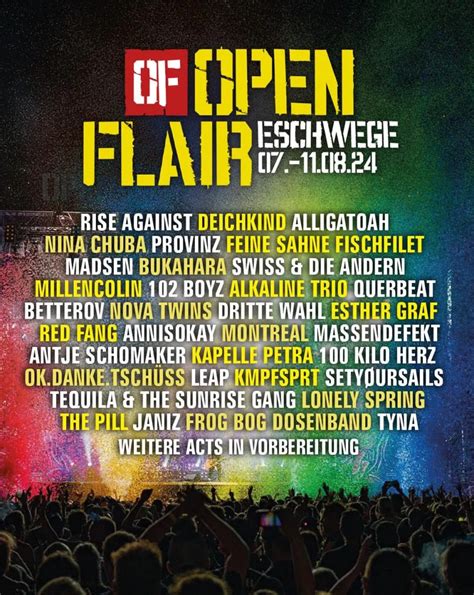 open flair 2024 line up