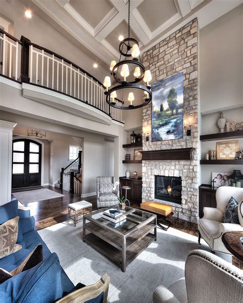 open floor plans with high ceilings