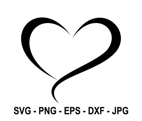 open heart svg free download