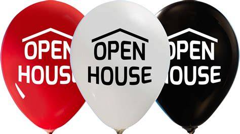 Open house balloons