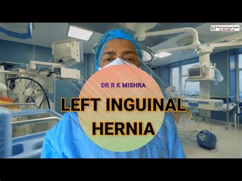 open inguinal hernia surgery actual video
