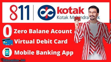 open kotak 811 zero balance account