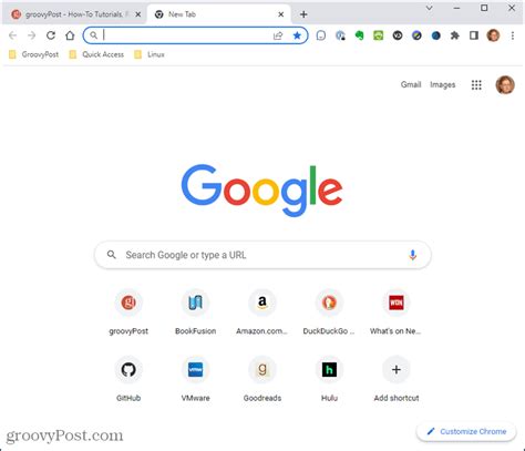 Open New Tab Default Page Chrome