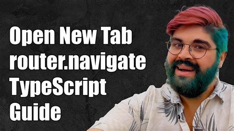 Open New Tab From Typescript