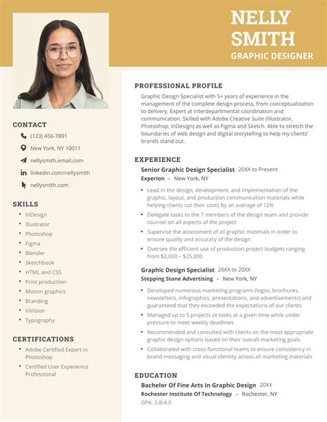 Open Office Curriculum Vitae Template