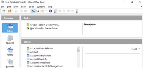 Open Office Table Date