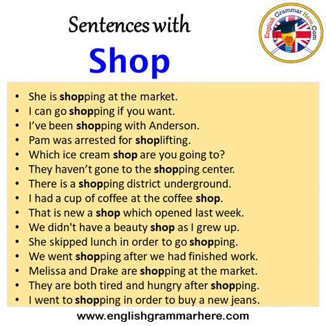 Open Shop Example Sentence
