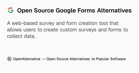 open source alternative to google forms