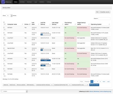 open source backup software linux server