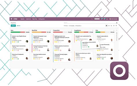 Open Source CRM with ERP Integration showing data flow and unified systems