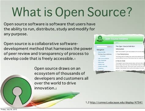 open source definition and examples