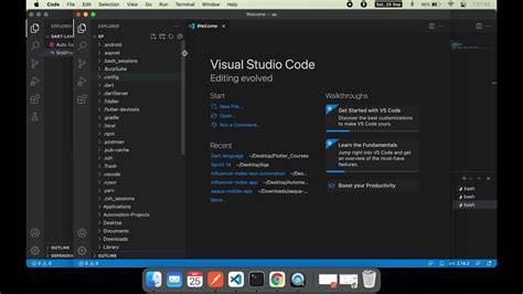 open terminal in vs code mac