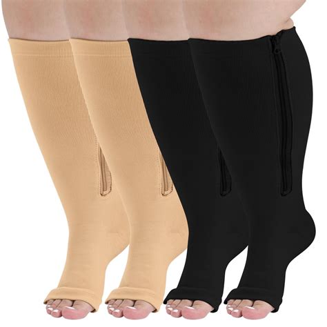 Open Toe Compression Socks For Summer