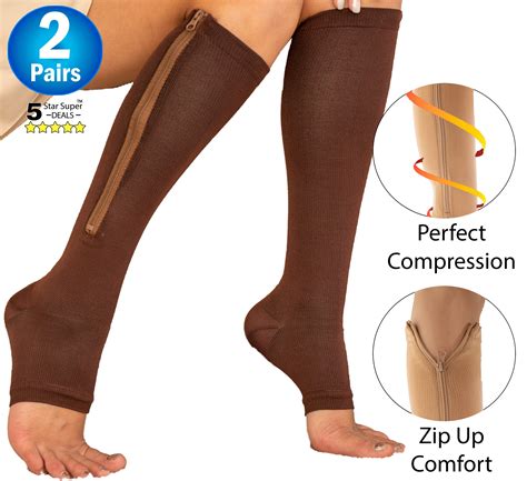 Open Toe Support Hose
