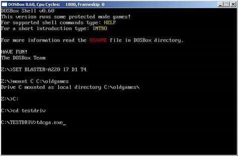 DOSBoxXで昔のPCゲームをプレイする方法