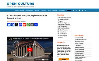 OpenCulture.com Website