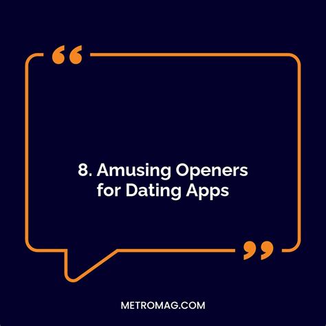 Openers For Dating Apps