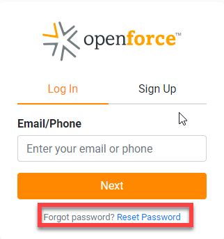 openforce login