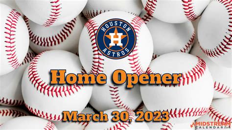 opening day for houston astros