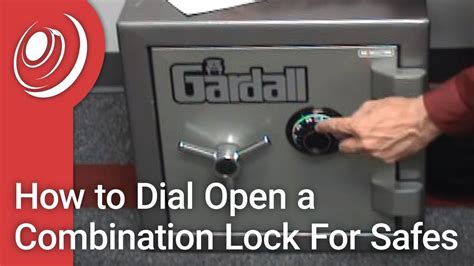 Opening Safe With Combination