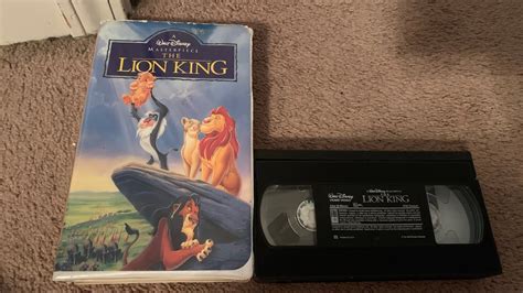 opening to lion king vhs 1995 youtube